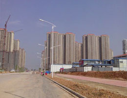 商友成功中标国内首个保障房限价房合建路灯亮化工程-高低臂路? width=